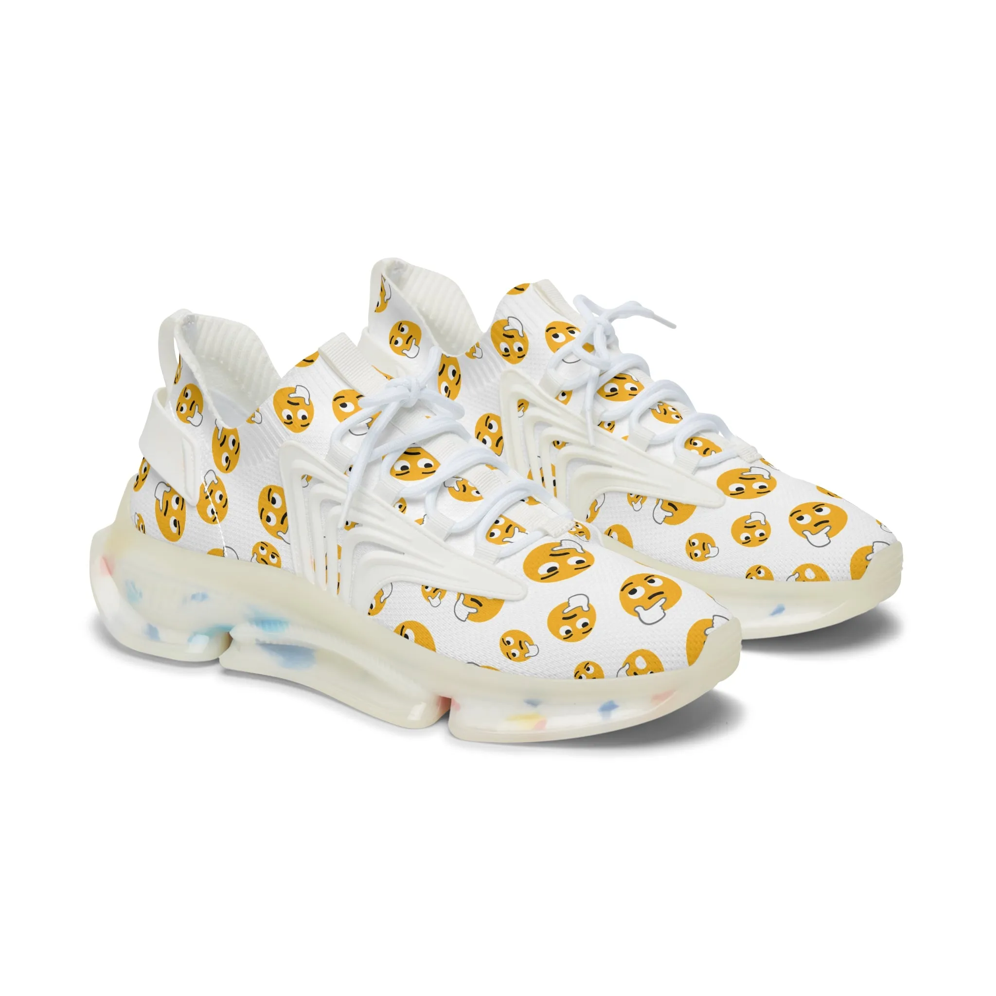 Women's Emoji Mesh Sneakers