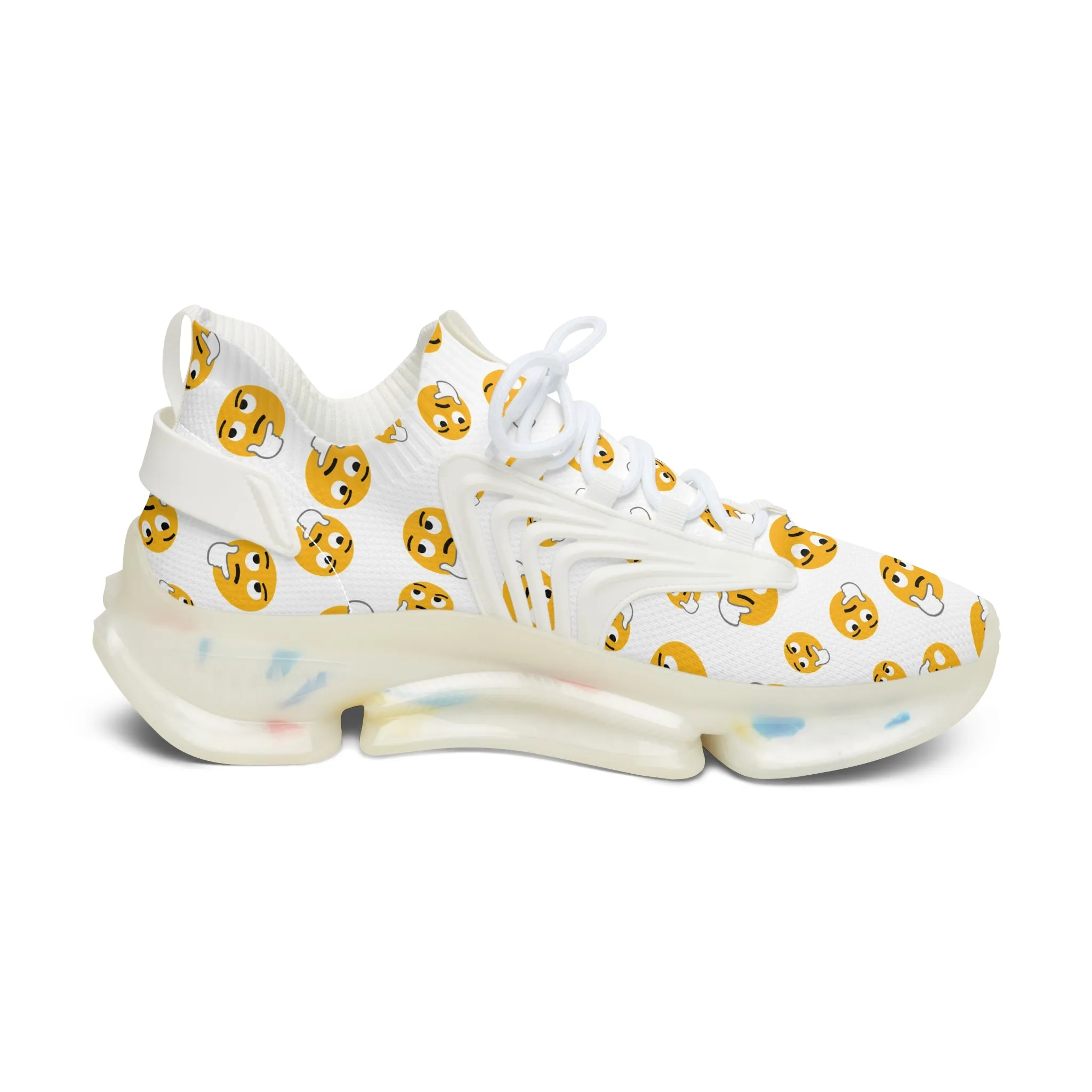 Women's Emoji Mesh Sneakers