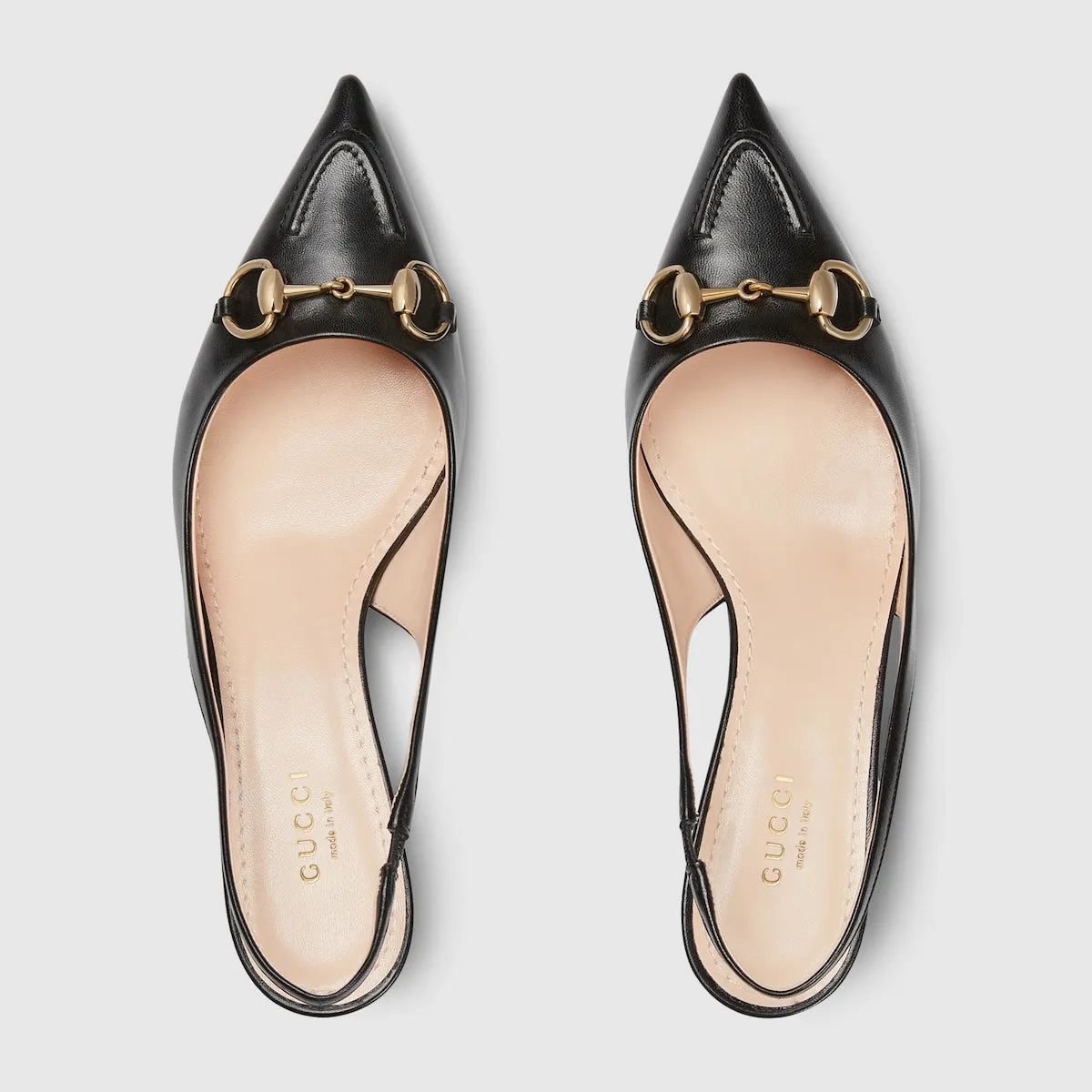 Women's Horsebit slingback leather pump