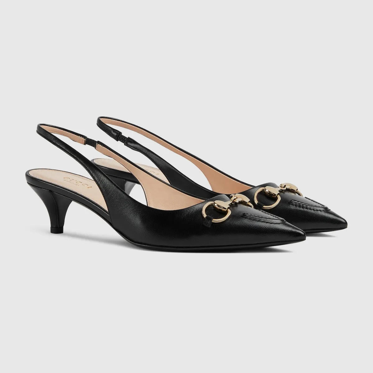 Women's Horsebit slingback leather pump