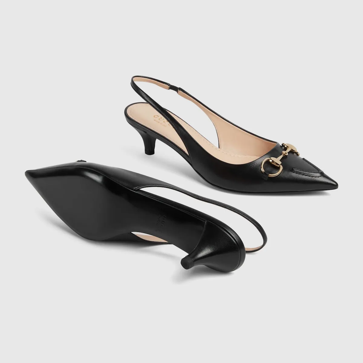 Women's Horsebit slingback leather pump