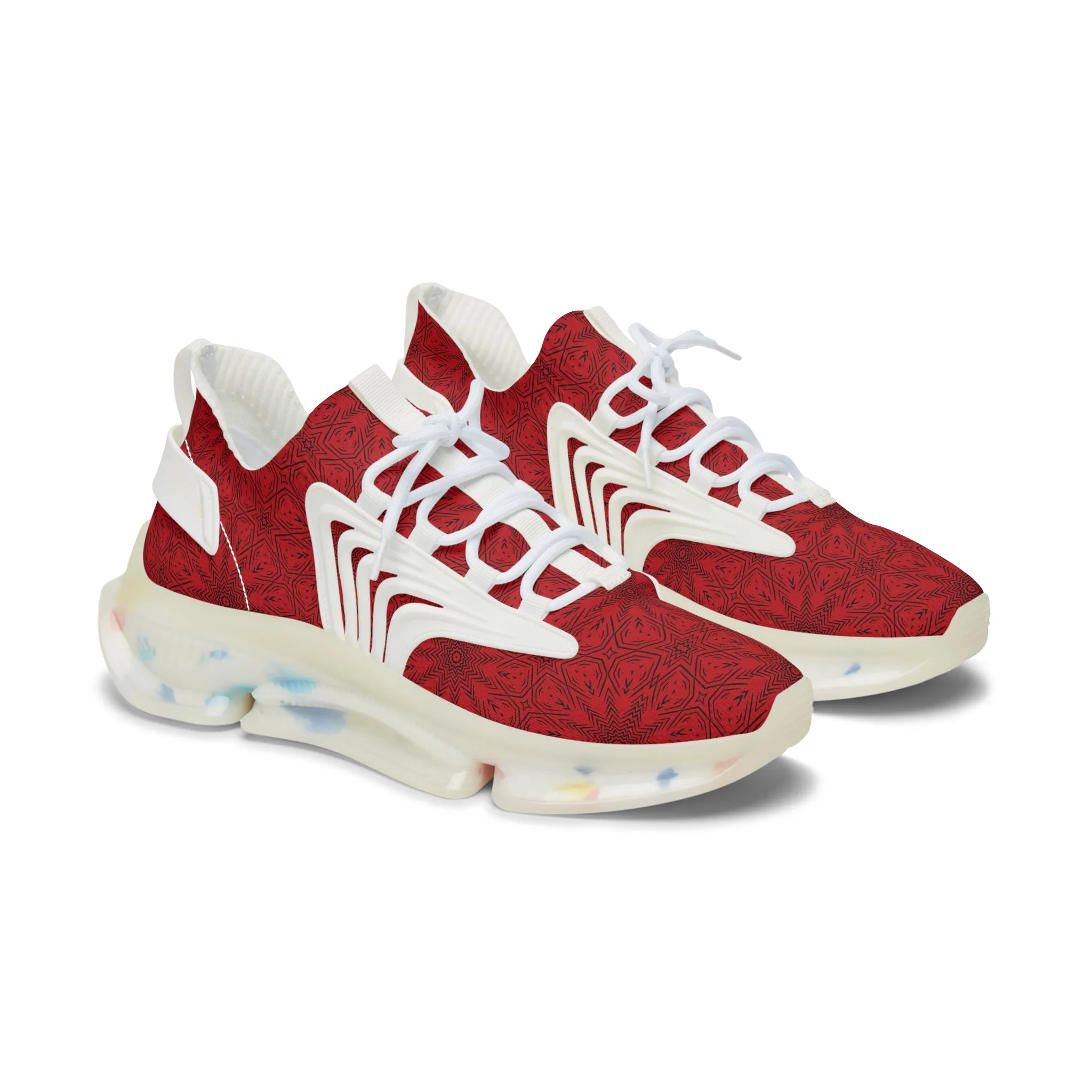 Women's Mesh Sneakers - Red Star