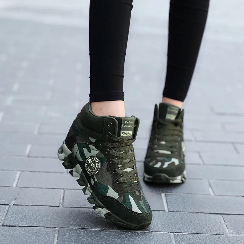 Women's Sneakers Casual Camouflage Increased