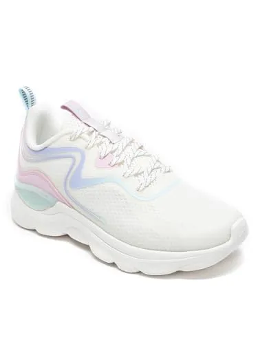 XTEP Canvas White,Ice Peach Running Shoes for Women Euro- 40