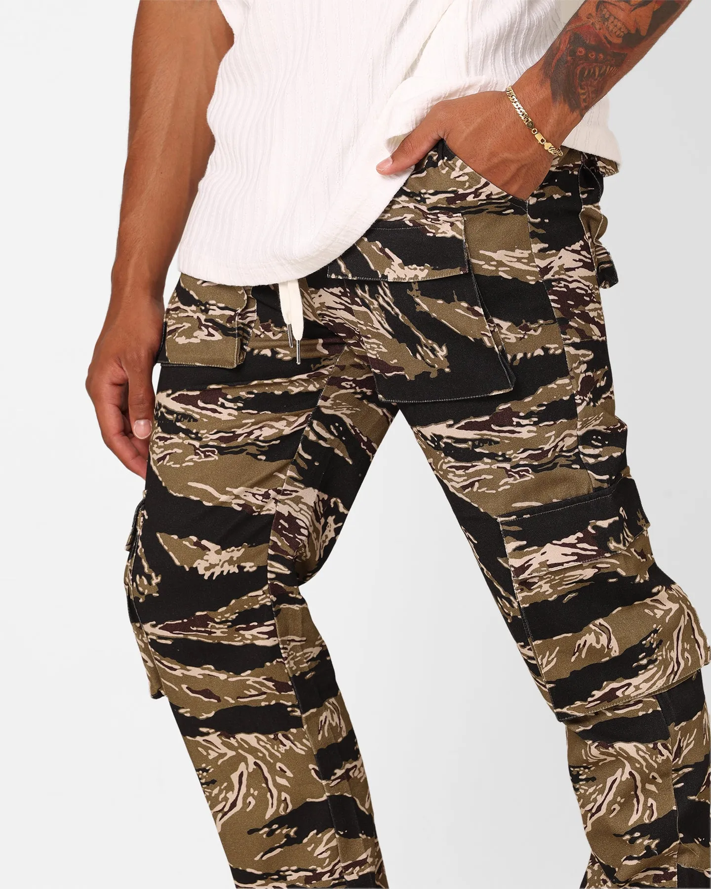 XXIII Tiger Camo Pants Camo Mix