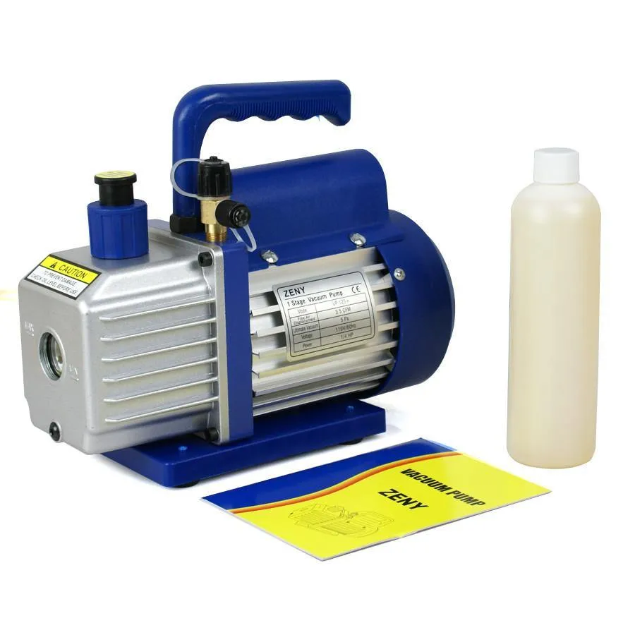 ZENY™ 3.5CFM 1/4HP Electric Vacuum Pump Refrigerant R134a HVAC Air Conditioner