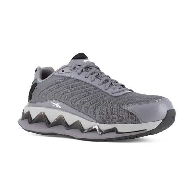 Zig Elusion Heritage Composite-Toe Athletic Work Shoe Gray