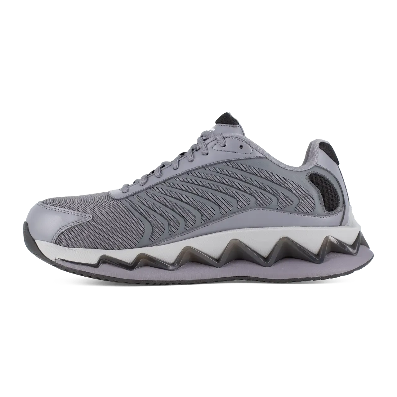 Zig Elusion Heritage Composite-Toe Athletic Work Shoe Gray