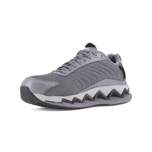 Zig Elusion Heritage Composite-Toe Athletic Work Shoe Gray